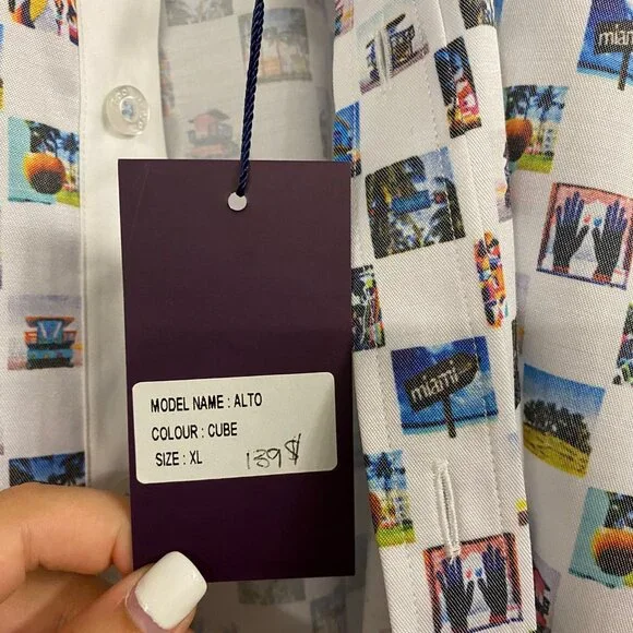 Patterned Man Shirt - Picture 2 of 3